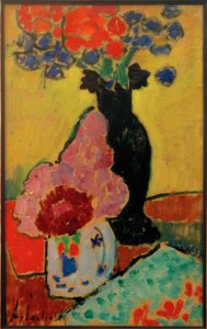 Natureza morta com vaso preto de Alexej von Jawlensky