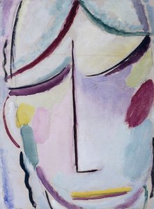 O rosto do Salvador; Heilandsgesicht, c.1921 de Alexej von Jawlensky