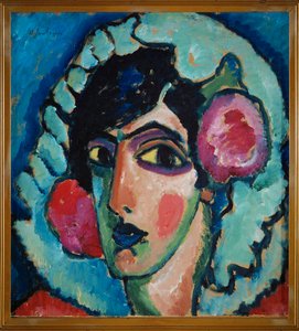 O Espanhol (óleo sobre tela) de Alexej von Jawlensky