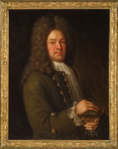 Retrato de Simon Harcourt, 1º Visconde Harcourt 1661-1727, 1º terço do 18º cen. de Alexis Simon Belle