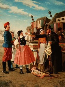 Um Comerciante de Tecidos de Alfons Giehsz