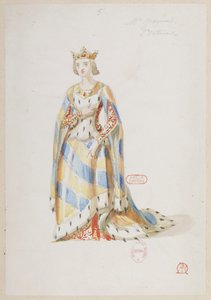 Halévy - La magicienne - modelos de figurinos de Alfred Albert - 05. Mme. Gueymard, 2º fato de Alfred Albert