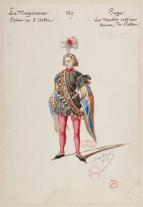 Halévy - La magicienne - modelos de fatos por Alfred Albert - 09. Página. Oito extras de Alfred Albert