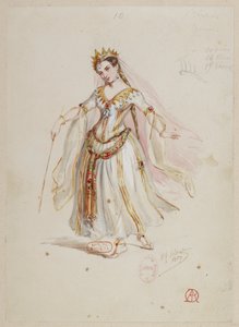 Halévy - La magicienne - modelos de figurinos de Alfred Albert - 10. fadas, coro feminino