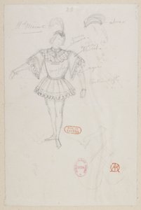 Halévy - La magicienne - modelos de figurinos de Alfred Albert - 23. M. Mérante, (pas de deux) de Alfred Albert