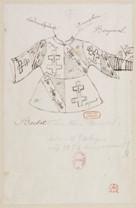 Halévy - La magicienne - modelos de figurinos de Alfred Albert - 33. Srs. Bouqueval, Barbat de Alfred Albert