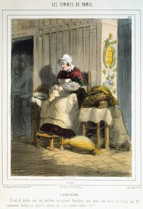 O vendedor de ostras, das mulheres de Paris, 1841-42