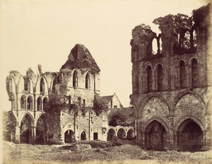 Abadia de Wenlock, 1858.