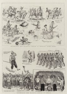 Celebrando o Jubileu de Sua Majestade de Alfred Chantrey Corbould