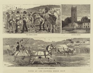 Notas no Banwell Horse Show de Alfred Chantrey Corbould