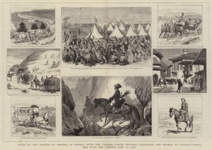 Notas de nossos artistas, em Sistova, em Pavolo, com as forças turcas entre Rustchuck e Shumla, em Constantinopla, e com o exército turco na Ásia de Alfred Chantrey Corbould