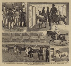 O show metropolitano de cavalos de Alfred Chantrey Corbould