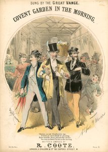 Partitura musical: Covent Garden in the Morning de Alfred Concanen