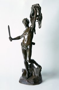 Jason and the Golden Fleece, c.1884 (bronze) de Alfred Desire Lanson