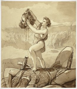 David e Golias de Alfred Edward Chalon