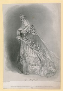 Giuditta Pasta, gravada por RJ Lane, publicada em julho de 1837 de Alfred Edward Chalon