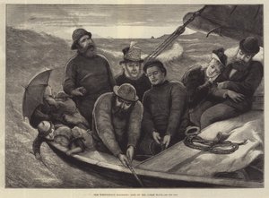 Os feriados de Whitsuntide, vida na onda do oceano