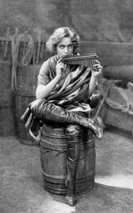 Pauline Chase como Peter Pan, 1908-1909.