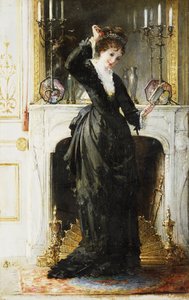 No Boudoir, de Alfred Emile Stevens