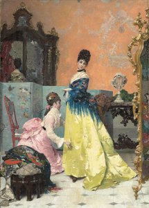 The Fitting, de Alfred Emile Stevens