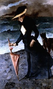 O vendaval, 1891 de Alfred Emile Stevens