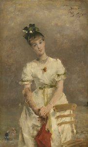 Jovem à beira-mar, 1886 de Alfred Emile Stevens