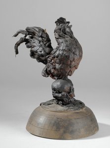 Um dos 9 maquetes para a Chaminé Sam Wilson, c.1908-14 (gesso e goma-laca) (ver também 876021) de Alfred Gilbert