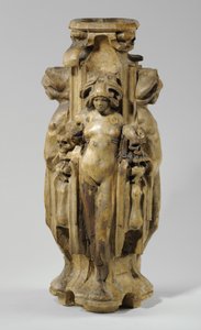 Um dos 9 maquetes para a Chaminé Sam Wilson, c.1908-14 (gesso e goma-laca) (ver também 876009-10) de Alfred Gilbert