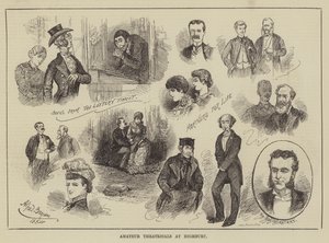 Theatricals amadores em Highbury de Alfred Gish Bryan