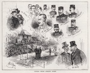 Victoria Rifles Athletic Sports (gravura) de Alfred Gish Bryan
