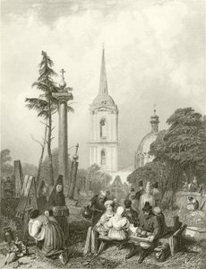 Cemitério da Igreja Smolensko de Alfred Gomersal Vickers