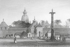 Templo de Juggernaut (gravura) de Alfred Gomersal Vickers