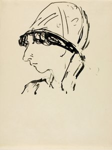 Cabeça de uma rapariga de Alfred H. Maurer