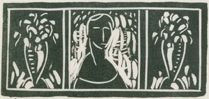 Linoleum Cut with Tribute por Sherwood Anderson