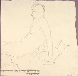 Nu reclinado de Alfred H. Maurer