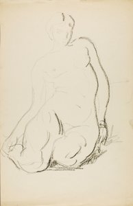 Nu sentado de Alfred H. Maurer