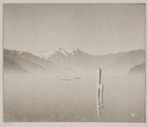 Lake Como (aquatint)
