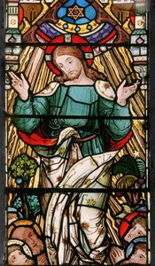 Cristo em majestade, c.1867 (vitral)
