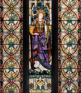 Fé, c.1868 (vitral)