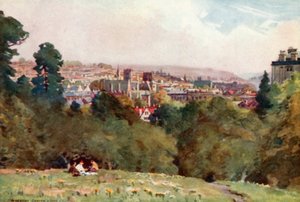 Bristol, do Observatório Clifton (cor litho) de Alfred Heaton Cooper