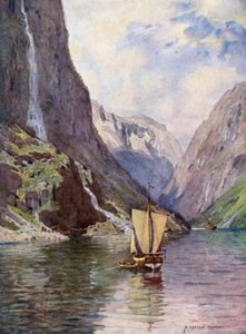 Gudvangen, fiorde de Sogne