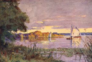 Oulton Broad, Suffolk de Alfred Heaton Cooper