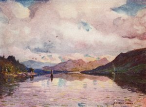 Reflexões, Kylemore Lough de Alfred Heaton Cooper