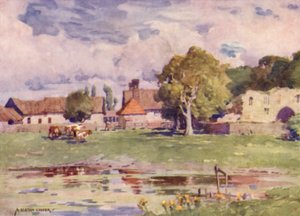 A fazenda abadia, thetford, norfolk de Alfred Heaton Cooper