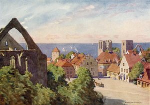 A cidade de Visby de Alfred Heaton Cooper
