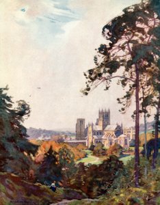 Catedral dos Poços, da Tor (cor litho) de Alfred Heaton Cooper