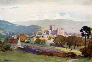 Wells, de Milton Hill (cor litho) de Alfred Heaton Cooper