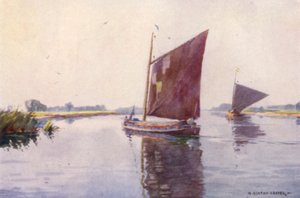 Wherries no Waveney, Suffolk