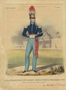 Para a infantaria leve de Washington da cidade de Washington de Alfred Hoffy