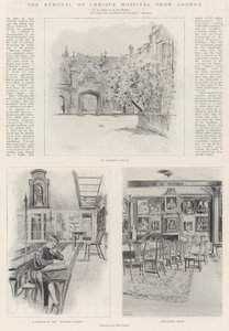 A Remoção do Hospital de Cristo de Londres de Alfred Hugh Fisher